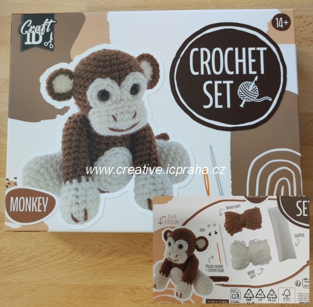 sada Háčkování - Opice